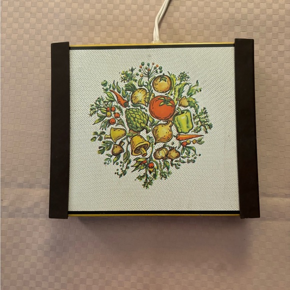 Vintage 70s Spice of Life Warm-O-Tray Model 30T Warming Plate Kitschy MCM - Picture 5 of 7